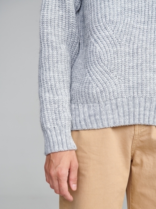 Женский вязаный свитер оверсайз, джемпер